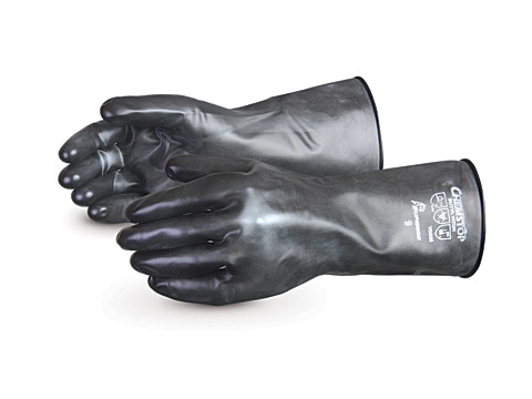 superiorglove VI3035-8 Chemstop Viton-Butyl Chemical Resistant Gloves |  International Safety