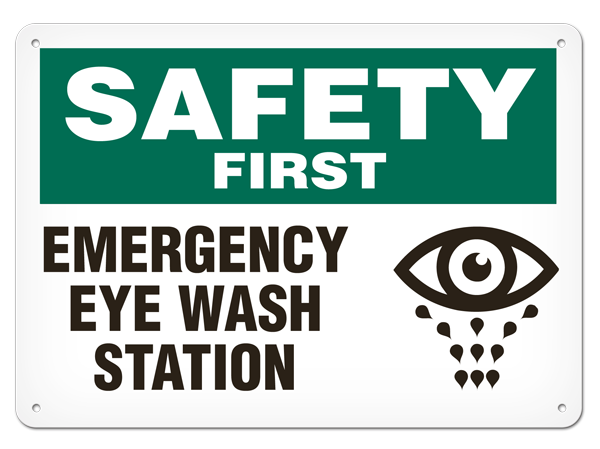 OSHA お知らせサイン - Entering Quiet Zone [左矢印] シンボル付き