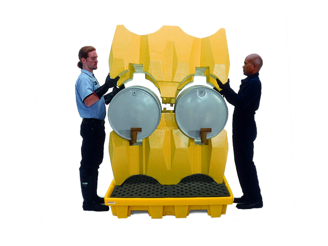 Rumble Rack System UltraTech 2390 Drum Rack Containment Systems | International Safety