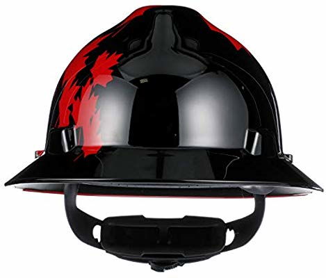 MSA 10082235 Canadian Freedom Series™ V-Gard® Red and Black Helmet