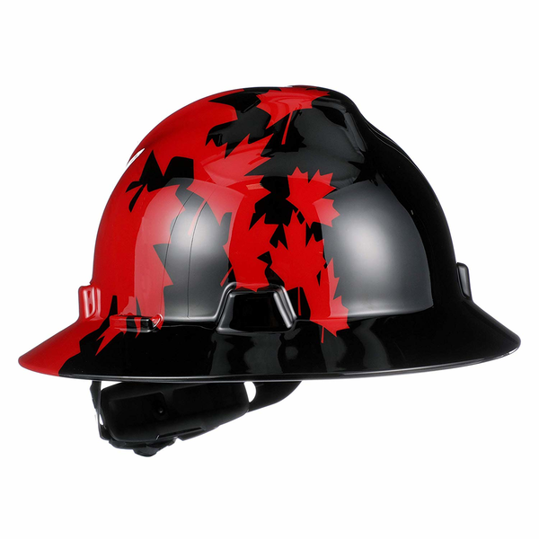 MSA 10082235 Canadian Freedom Series™ V-Gard® Red and Black Helmet