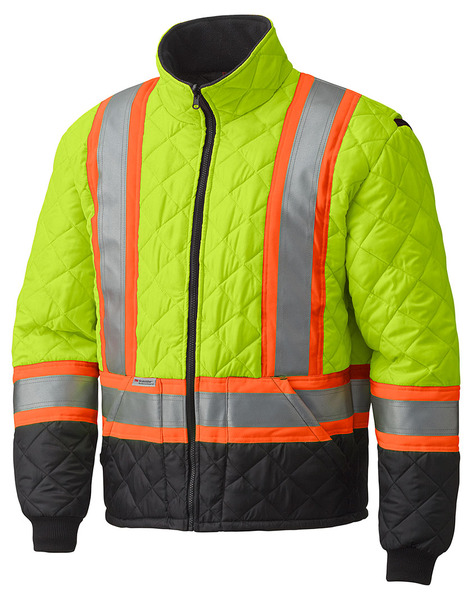 SureWerx™ V1170160-XL Pioneer Hi-Viz Quilted Freezer Jacket