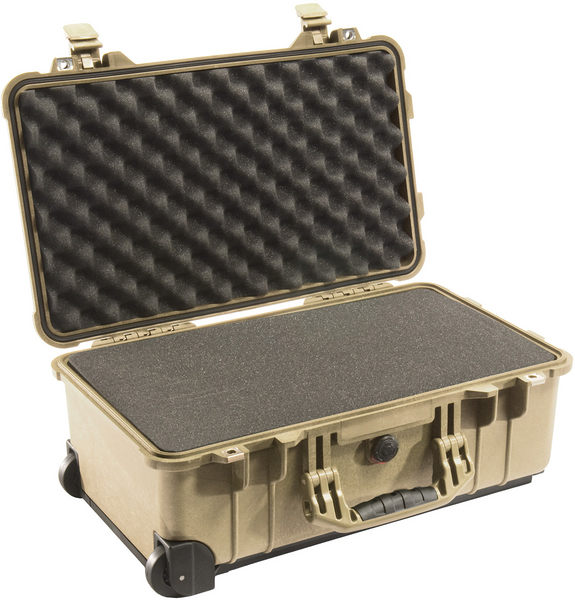 Pelican™ 1510-000-190 1510 Carry On Case with Foam - Desert Tan