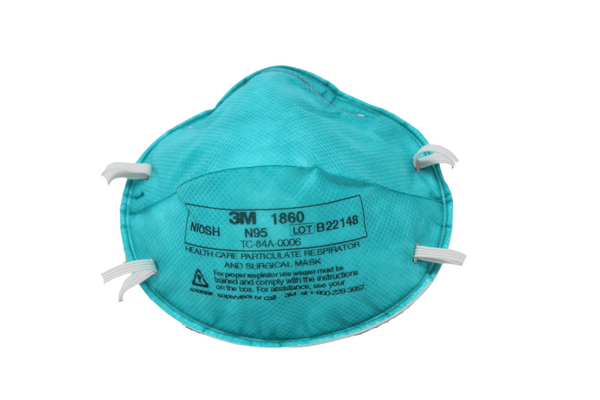 thumbnail image 2 of 3M 1860 N95 Particulate Respirators – Box Of 20 – EXP 2028 – Made In USA, PPE 2 of 6