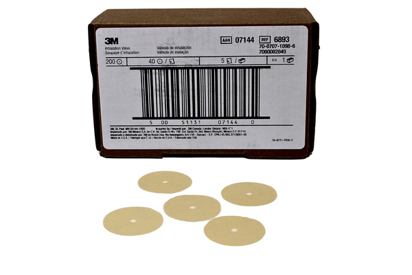 3M - Inhalation Valve 6893 for 6000 Series of Mask - Spare Part - Pack
