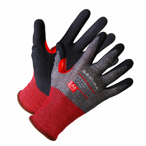 Latoplast 005-12-165-09 Samurai Sandy Finish Palm CUT 6 Gloves