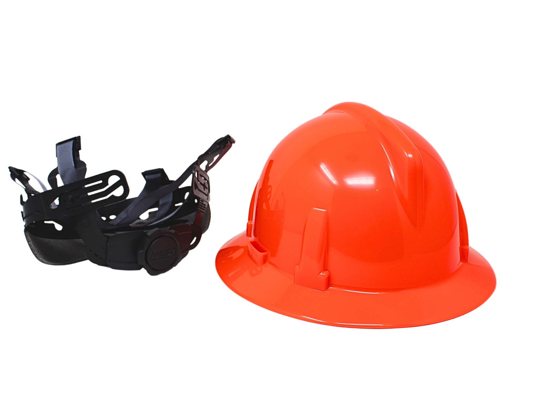 MSA 804397 Topgard® Full Brim Hard Hat Orange International Safety