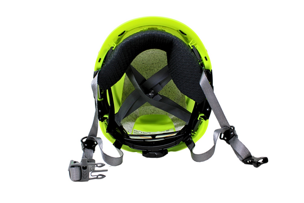 MSA 10219946 V-Gard® H1 Safety Helmet, Vent - CSA, Hi-Viz YG