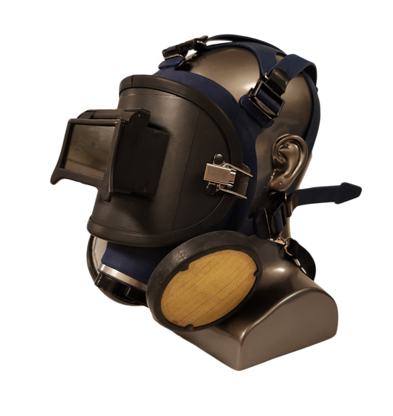 Welding Helmet With Flip-Up Lens - Adjustable Ratchet Head Strap & Sweatband - Shade 10