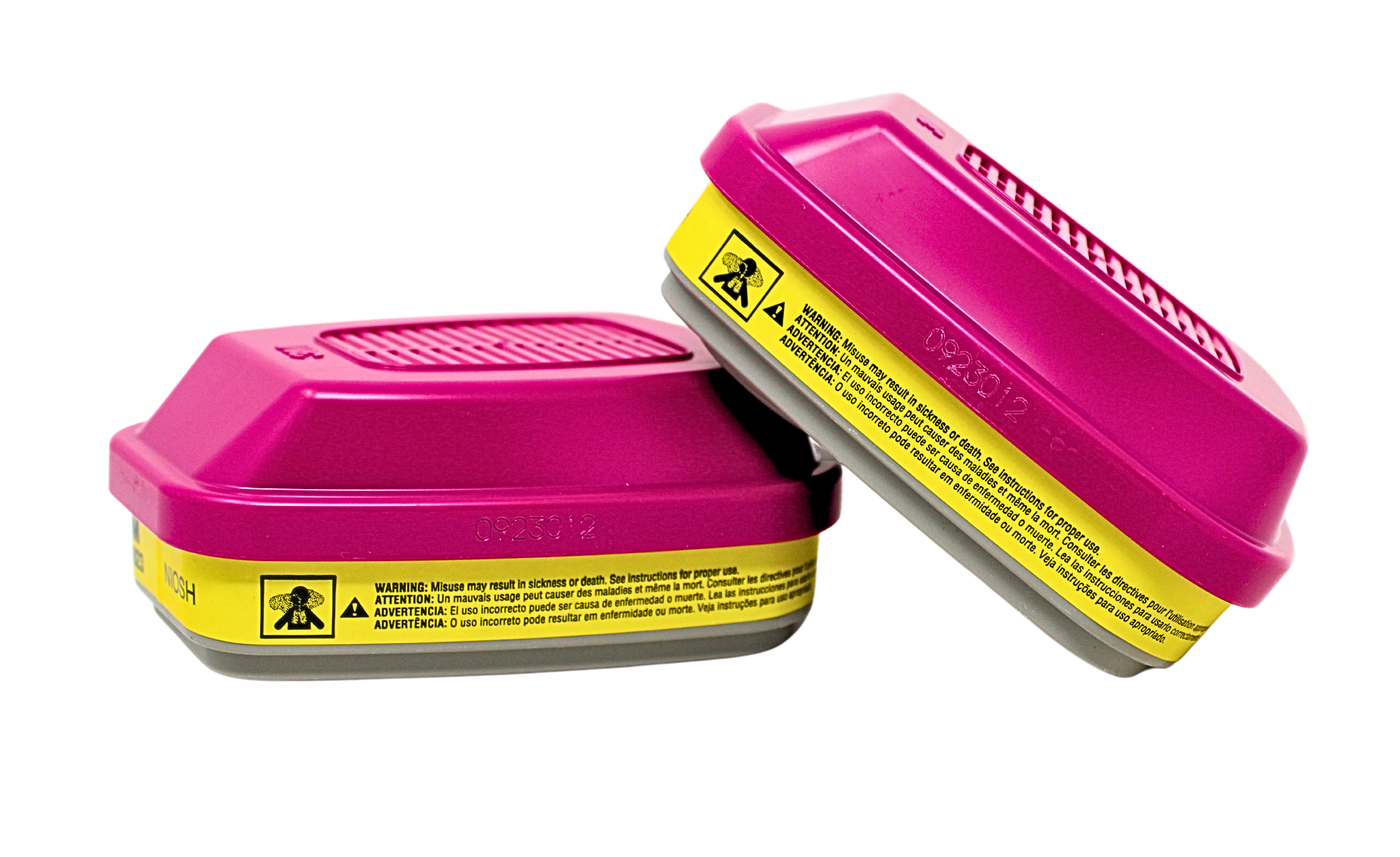 3M 60923 P100 Organic Vapor & Acid Gas Cartridge/Filter – 4 Filters For Respirator Protection - View #5