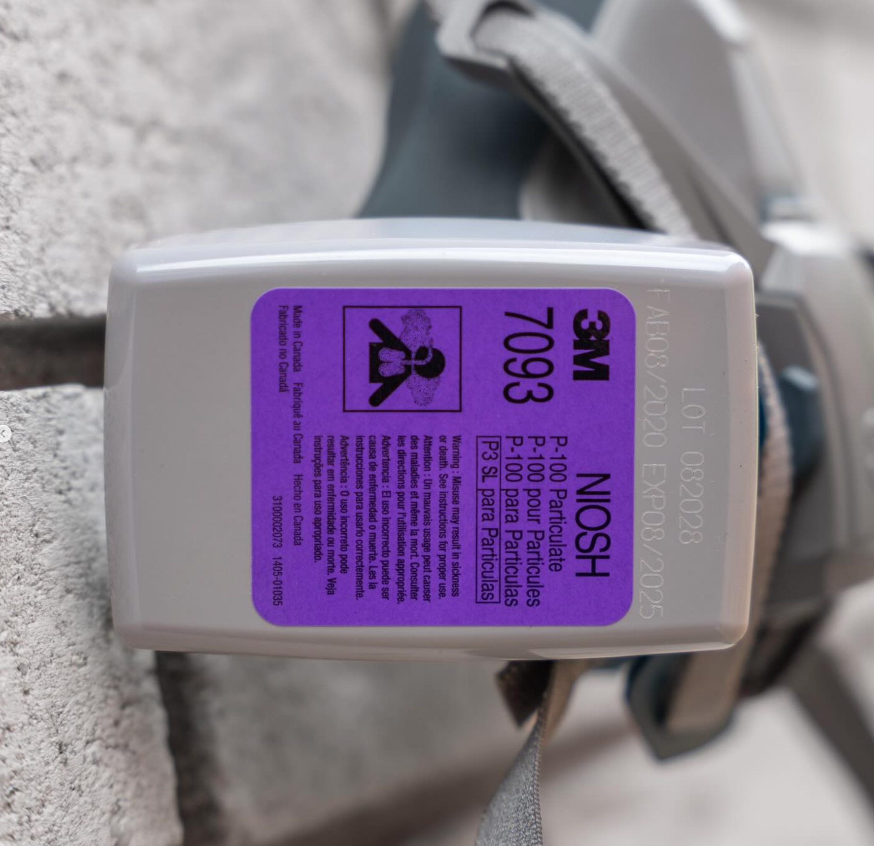 3M 7093 Particulate Filter – NIOSH Approved For Oil & Non-Oil Particles, Works With 5000/6000/7000 Series Respirators